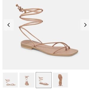 Dolce Vita Ivette Tan Wrap Sandals